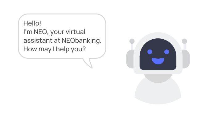 Virtual assistant NEO that supports users doing their financial services